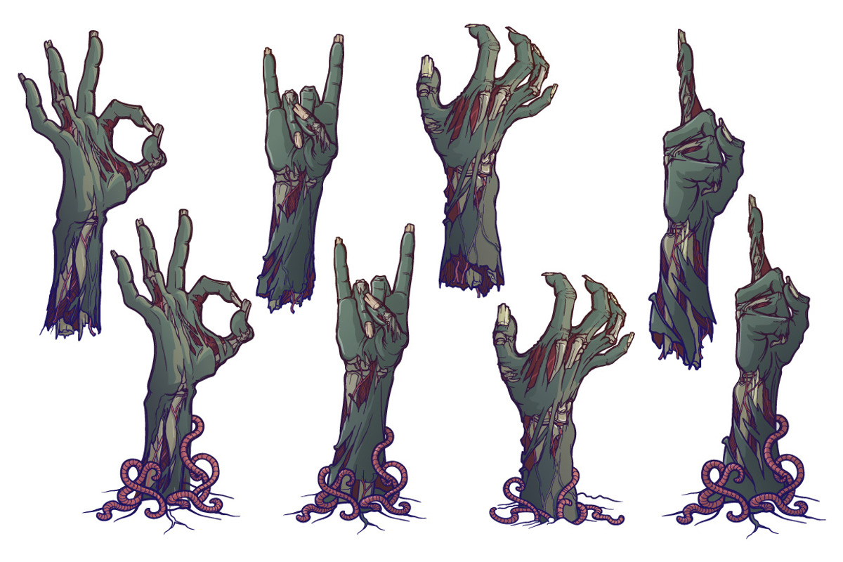 ZOMBIE BODY LANGUAGE, an Illustration by AntonPix Studio (Photo 1 of 5)