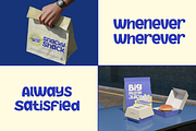 Boer Food - Logo Extrude Font, a Sans Serif Font by Nirmana Visual (Thumbnail 11 of 15)