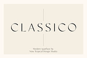 Classico - Serif Font, a Serif Font by Tropical Type (Thumbnail 1 of 13)