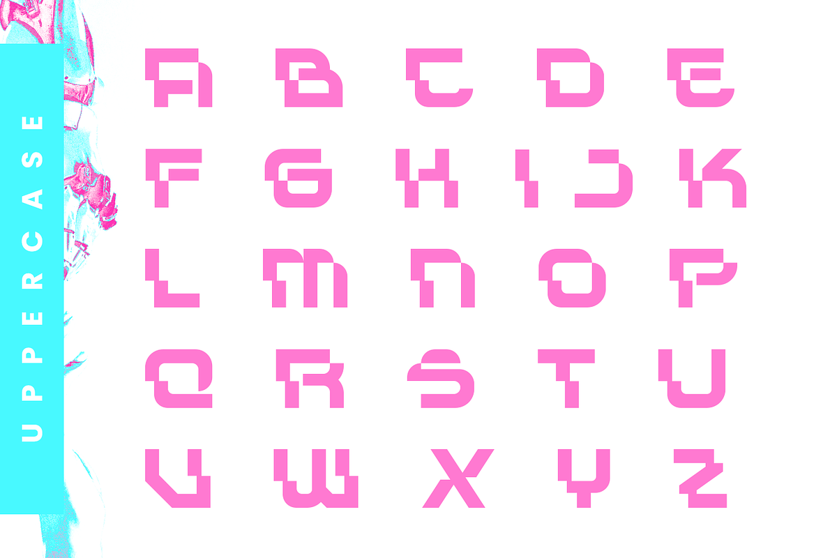 Glitech Futuristic Display, a Font by Glyphstyle (Photo 4 of 9)