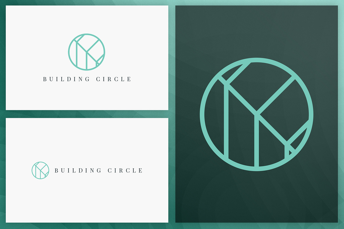 20 Circle geometric logos - outline, a Branding & Logo Template by VP Fonts (Photo 10 of 21)