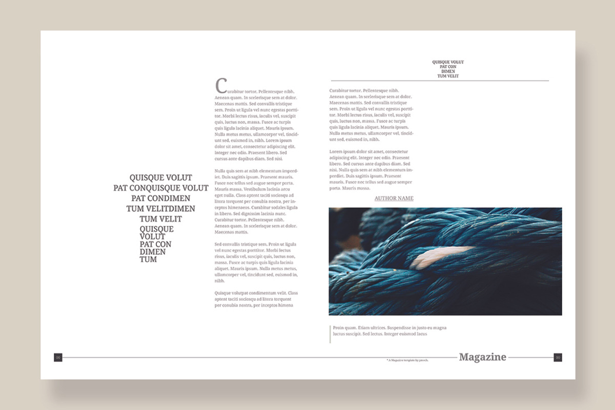 Magazine Template 07, a Magazine Template by pmvch (Photo 5 of 12)