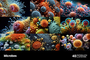 Microbes. 40 images, an Education Illustration by Handmadefont (Thumbnail 3 of 11)