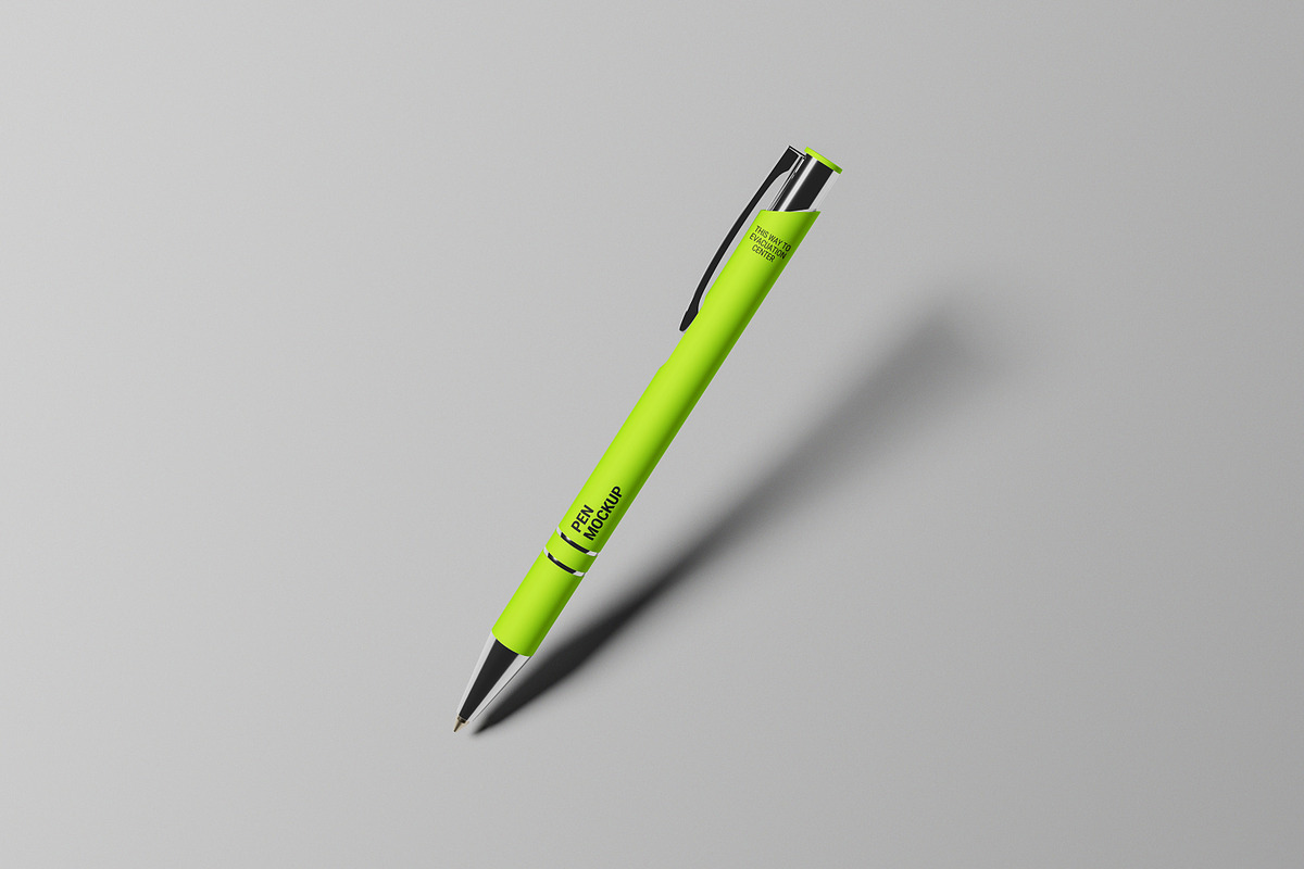 Pen Mockup, a Pens & Pencil Mockup by AKMAL STUDIO (Photo 2 of 5)