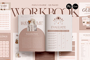 Wellness Workbook Creator | CANVA PS, a Magazine Template by Eviory (Thumbnail 1 of 45)