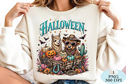 Highland Cow & llama Wagon PNG, a Seasonal Illustration by Daily.Designs (Thumbnail 2 of 5)