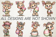 Whimsical Easter Camel Clipart, an Animal Illustration by RobertsArt (Thumbnail 3 of 6)