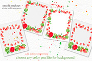 Watermelon watercolor kit, a Food Illustration by Elegantia (Thumbnail 5 of 8)