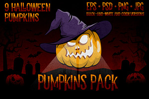 Halowen Pumpkins Pack