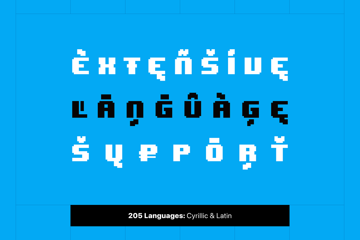 Snowbro - Pixel Typeface, a Sans Serif Font by alpercakici (Photo 8 of 14)