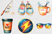 Father's Day Sublimation Bundle, an Illustration by Black Bird Studio (Thumbnail 2 of 6)