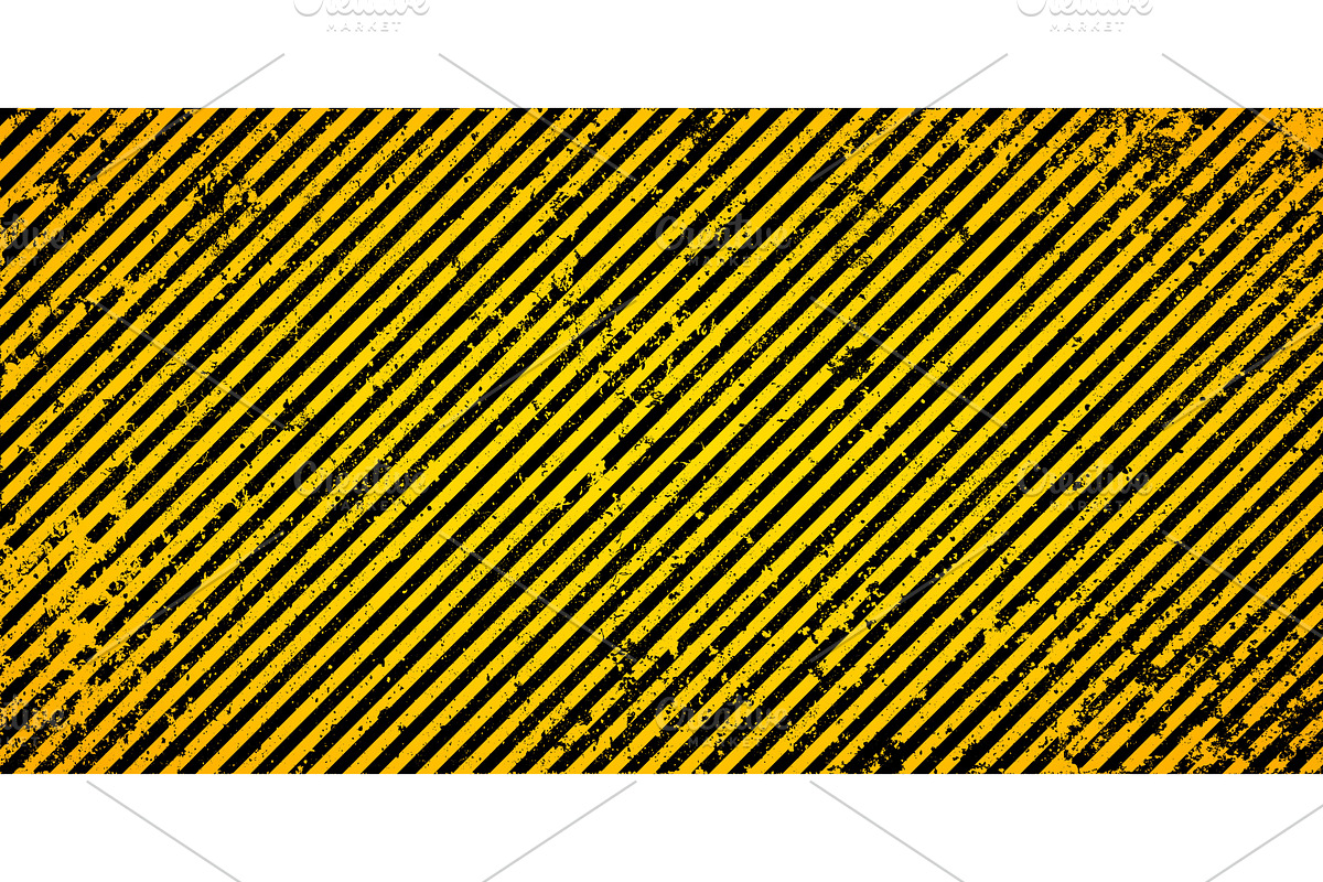 Warning sign with yellow and black, an Object Illustration by 32pixels