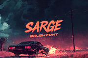 Sarge - Brush Font, a Font by Tugcu Design Co. (Thumbnail 1 of 4)