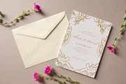 Elegant Wedding Invitation, an Invitation Template by cmatworks (Thumbnail 1 of 4)