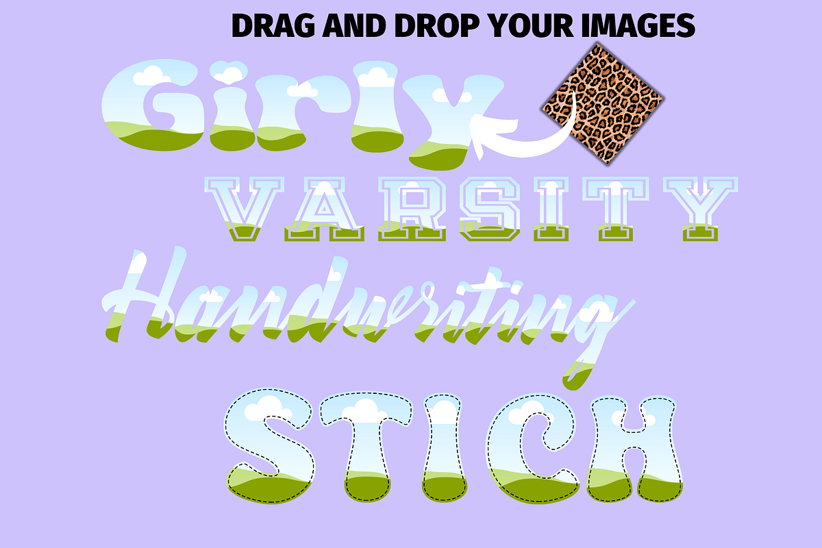CANVA LETTERS BUNDLE Alphabet Frames, a Marketing Template by GraphiCarola (Photo 3 of 9)