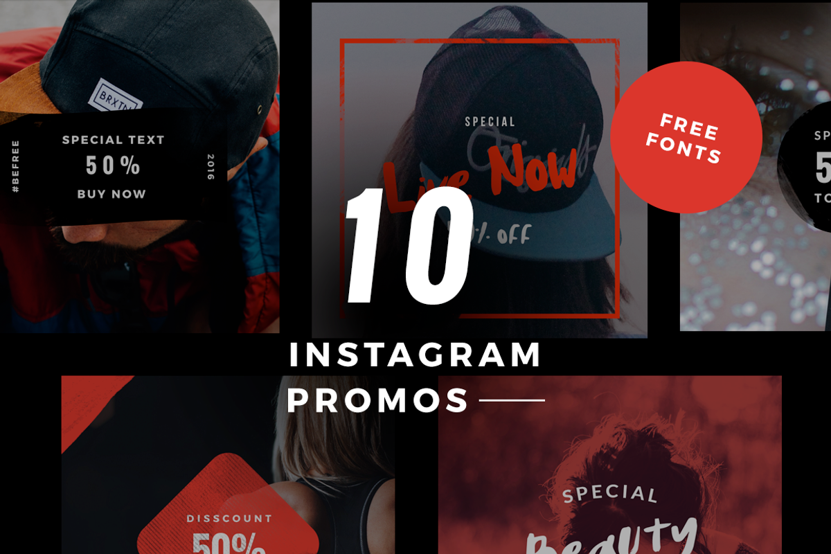 10 Instagram Promotional, a Flyer Template by Landdy (Photo 1 of 4)