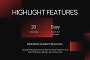Red Black Gradient Business, a Presentation Template by Loin Studio (Thumbnail 4 of 4)