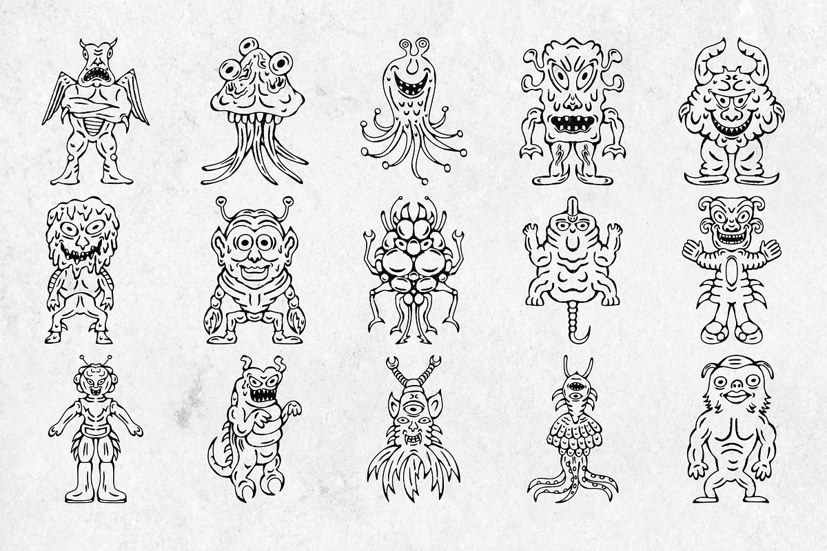 Medieval Monsters Vol 2, a Decorative Illustration by Tekuni (Photo 11 of 14)