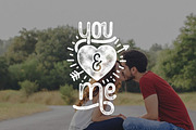 Lettering Love Quotes Bundle 30% OFF, a Texture Illustration by Davihero (Thumbnail 3 of 14)
