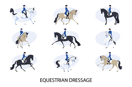 Equestrian dressage