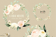 Blush & Ivory Flowers with Greenery, an Illustration by Kim Thoa Designs (Thumbnail 5 of 10)