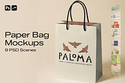 Paper Bag Mockup Bundle, a Packaging Mockup by mockeyai (Thumbnail 1 of 11)