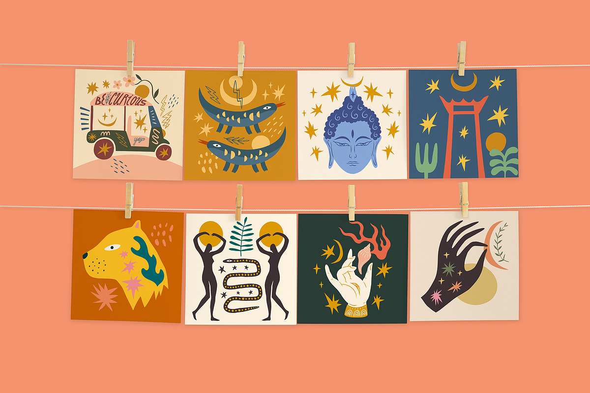 Asian Trip Bundle, an Animal Illustration by Annie Konst (Photo 5 of 23)