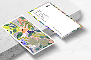 Wander Floral Business Card Template, a Business Card Template by Human-made. Made to feel. (Thumbnail 1 of 3)