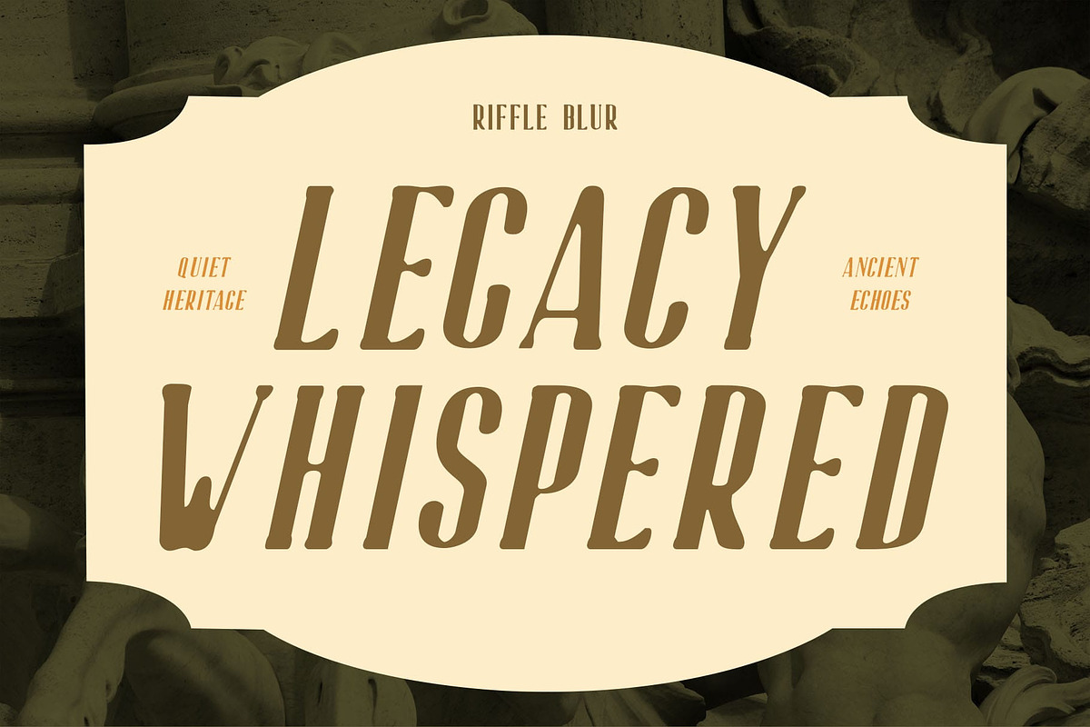 Riffle Blur, a Sans Serif Font by Craft Supply Co. (Photo 6 of 8)