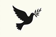 Peace Bird Silhouette Pack, an Illustration by jahid234 (Thumbnail 15 of 21)