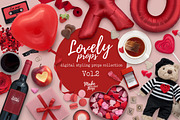 Valentine's Day Scene Creator, a Product Mockup by Make Beautiful Things (Thumbnail 1 of 6)