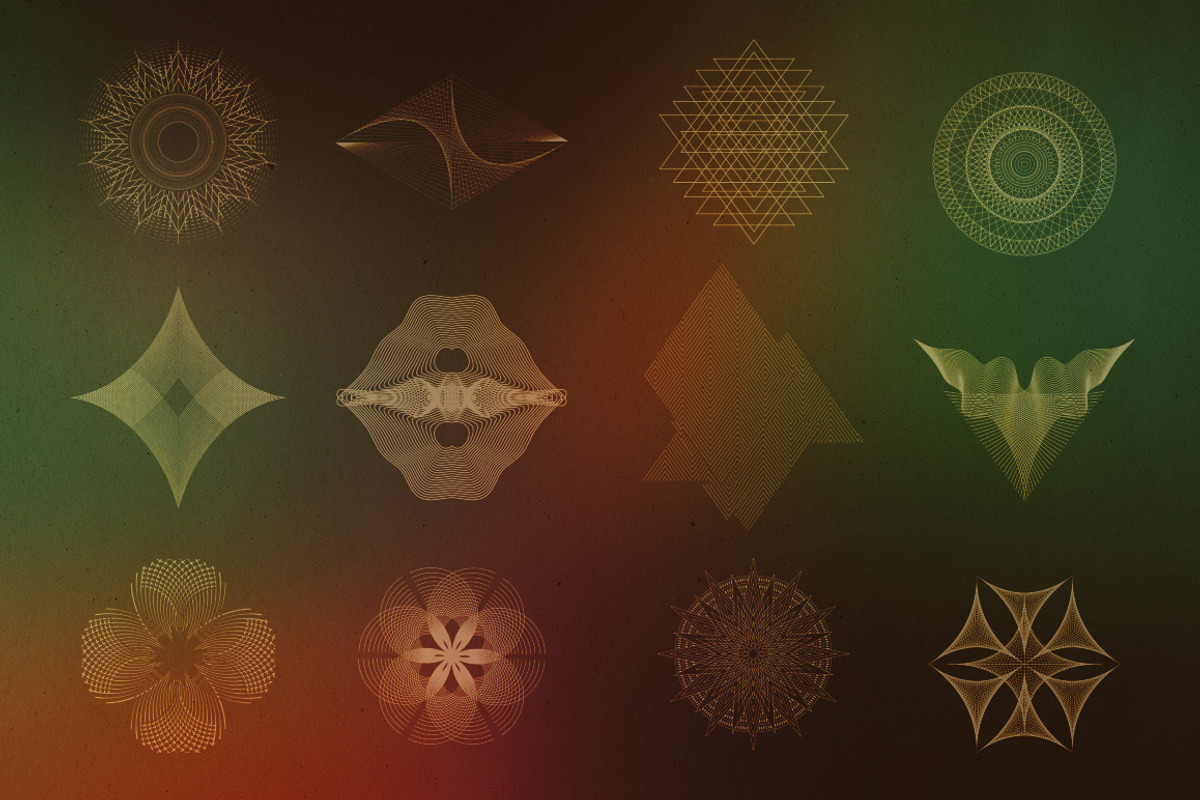 24 Geometric Shapes - Lines (v.1) preview 3