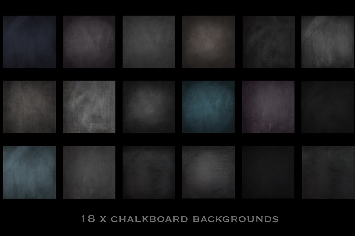 Chalkboard Backgrounds, a Texture Graphic by Paper Farms (Photo 2 of 3)