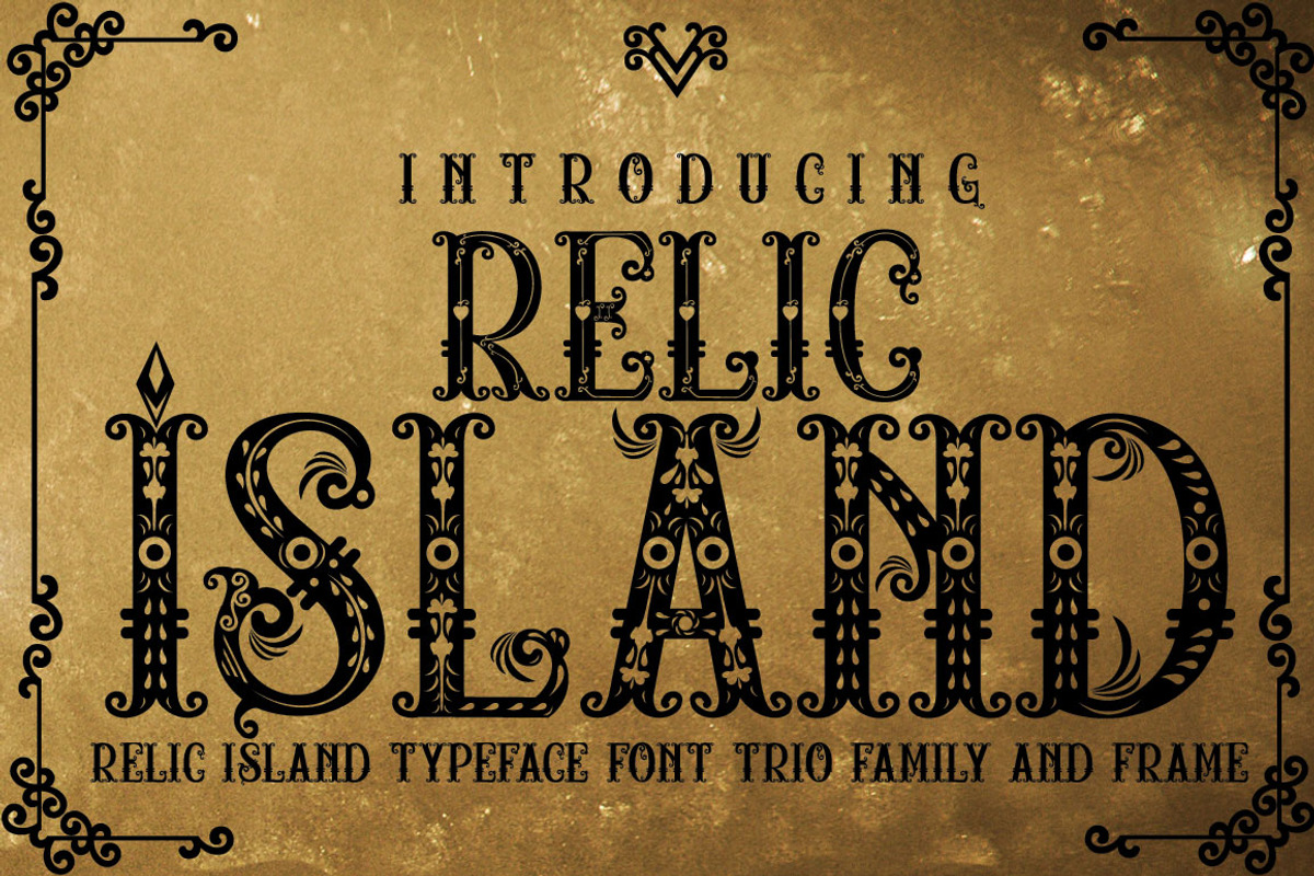 Relic Island, a Font by Bramcreative (Photo 1 of 12)