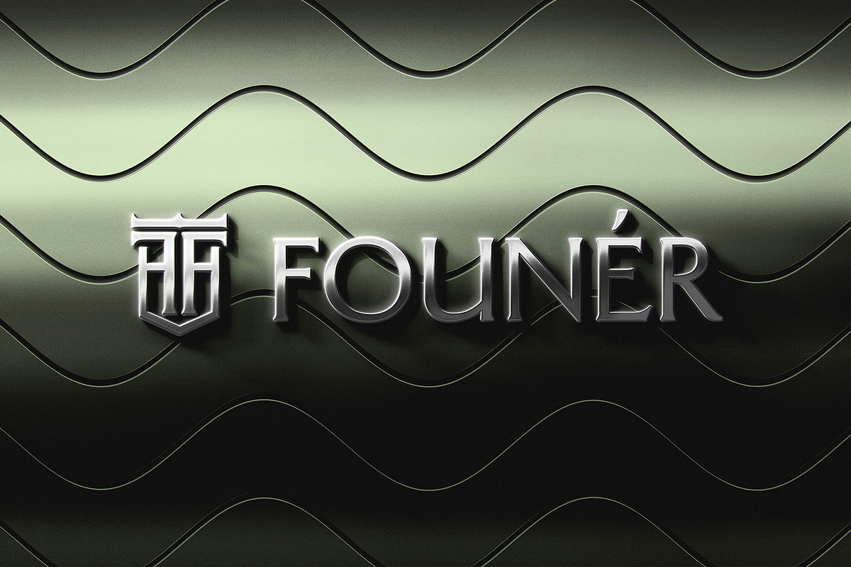 Logo Mockup Luxury Gold 3D Sign, a Product Mockup by Asylab (Photo 3 of 5)