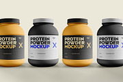 Food Supplement Plastic Jar Mockup, a Cups & Container Mockup by dpi (Thumbnail 14 of 14)