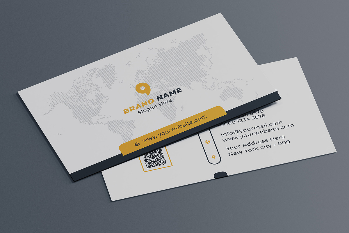 Corporate Business Card, a Business Card Template by Saman Osama (Photo 5 of 5)