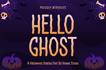 Hello Ghost - Halloween Font