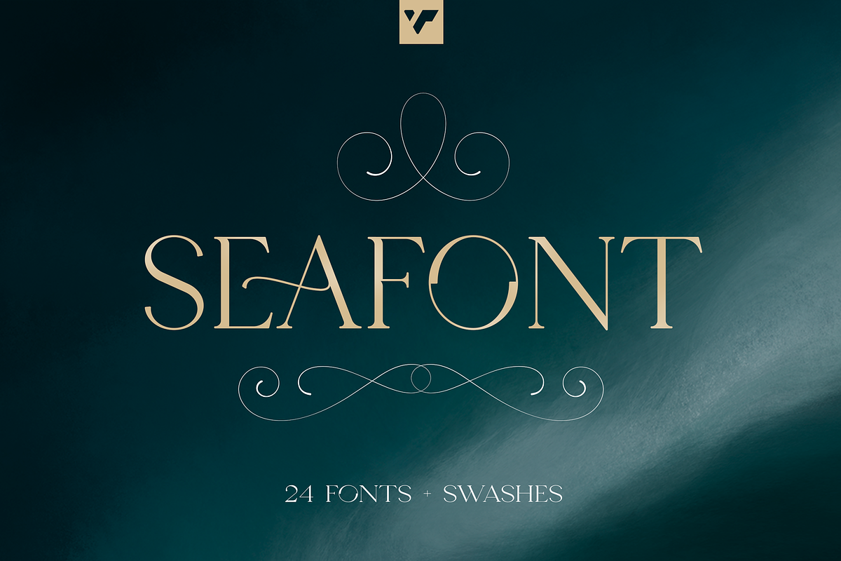 Seafont - serif typeface, 25 styles, a Serif Font by VP Fonts (Photo 1 of 15)