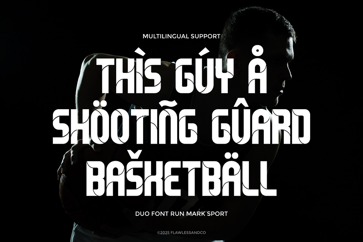 Runmark - Modern Sport Duo Font, a Sans Serif Font by Flawless And Co (Photo 6 of 10)