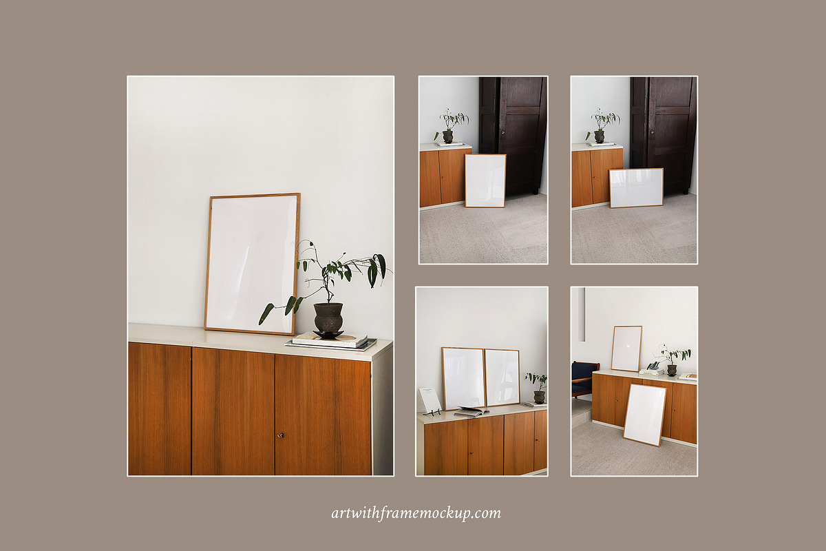10 Nordic Frame Mockup Set, a Product Mockup by ArtwithFrame (Photo 12 of 13)