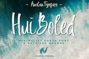 Hui Boled Hand Brush Typeface, a Font by ndroadv (Thumbnail 1 of 8)