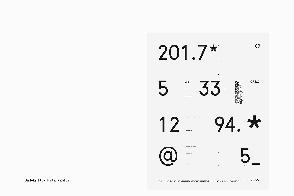 Undeka San Serif Font, a Sans Serif Font by Bolderaja1 Studio (Photo 13 of 20)