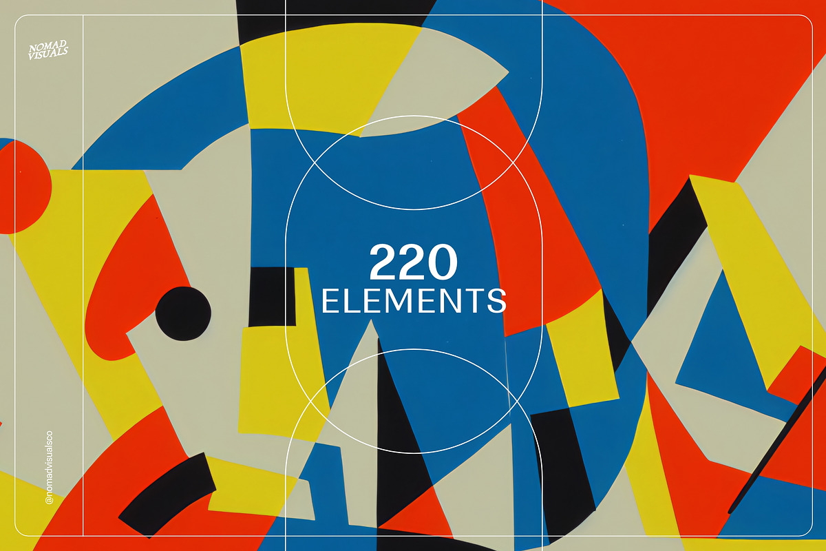 Bauhaus Paintings, a Decorative Illustration by Nomad Visuals (Photo 7 of 21)