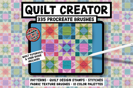 Procreate Quilt Creator Brush Set