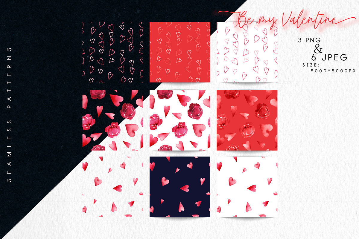 Watercolor Floral Bundle, a Texture Illustration by ollalya (Photo 17 of 112)
