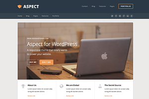 Aspect, a Responsive WordPress Theme