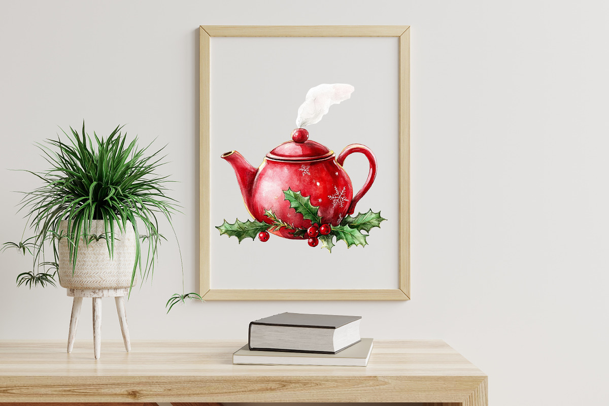 Christmas Coffee Core Clipart, an Illustration by Libby Wishes (Photo 4 of 6)