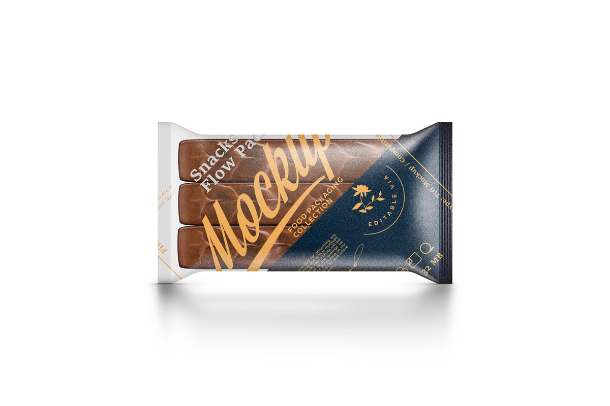 Transparent Chocolate Bar Mockup, a Packaging Mockup by Reformer Mockup (Photo 2 of 5)