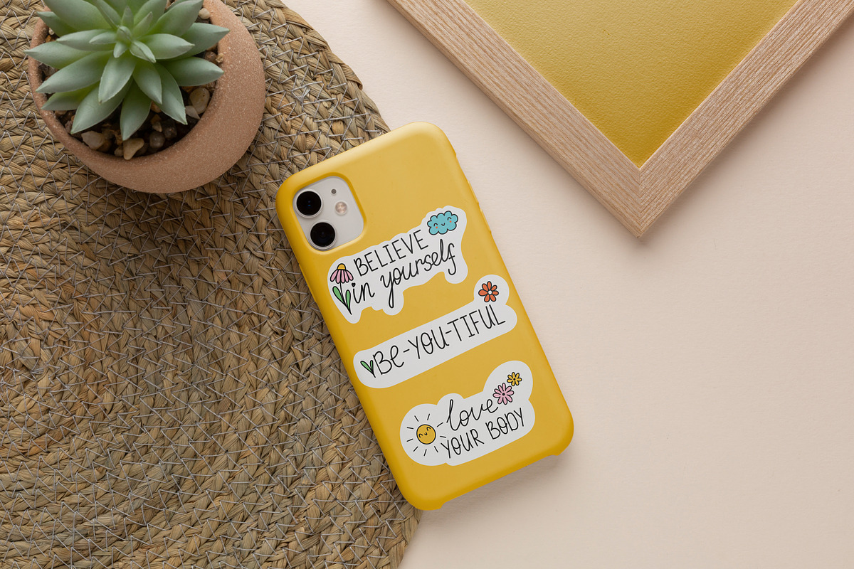 Love Yourself Stickers, a Healthcare Illustration by Le.nart (Photo 2 of 4)